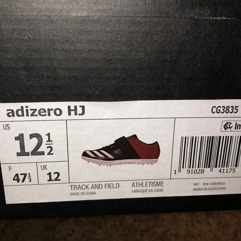Adidas high jump track spikes